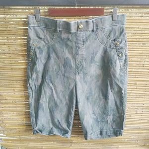 Kroix 3X Gray Cammo Spandex Shorts Plus